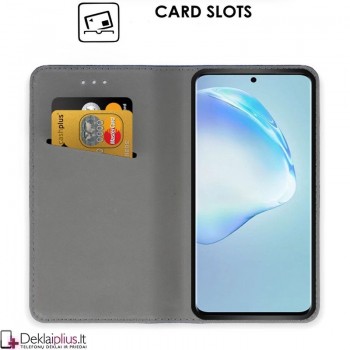 Telone smart magnet serijos atverčiamas dėklas - juodas (Samsung S20 FE) Telone smart magnet serijos atverčiamas dėklas - juodas (Samsung S20 FE)